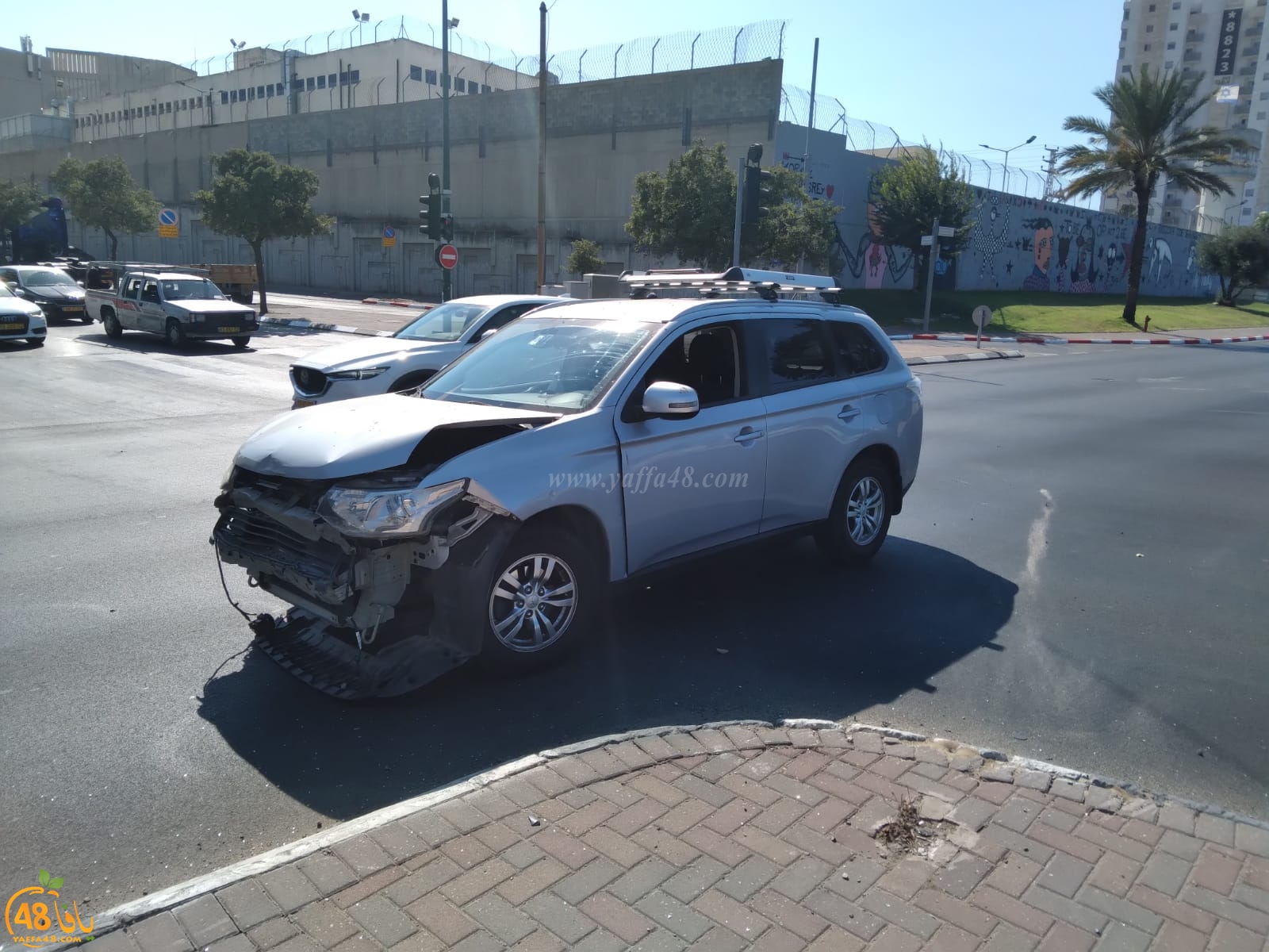 يافا: حادث طرق بين مركبتين بيافا يُسفر عن اصابة طفيفة